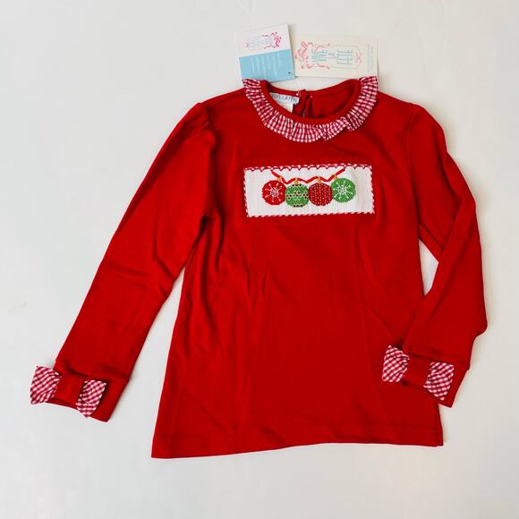 NWT Vive La Fete Size 24M Ornaments Smocked Set - Picture 2 of 4